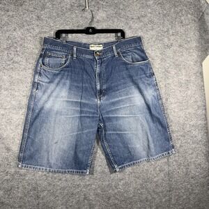 VINTAGE FOOT LOCKER MEN'S SHORTS DENIM JEAN SIZE‎ 40 Y2K JORTS SKATER BAGGY